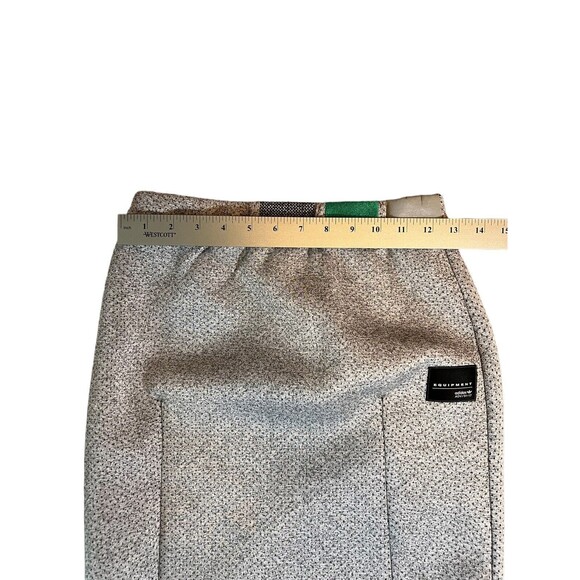 Adidas Womens Sz XS Equipment Grey Mesh Zippered Pencil Skirt - Picture 6 of 6